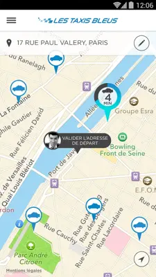 Taxis Bleus android App screenshot 6