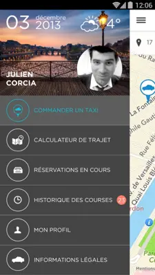 Taxis Bleus android App screenshot 7